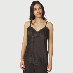 Viole lace top Neo Noir, dark brown