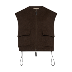 Elise loisa wool vest mos mosh, delicioso