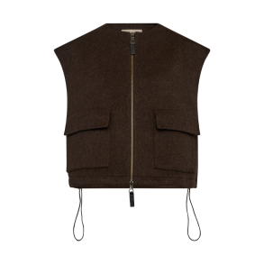 Elise loisa wool vest mos mosh, delicioso