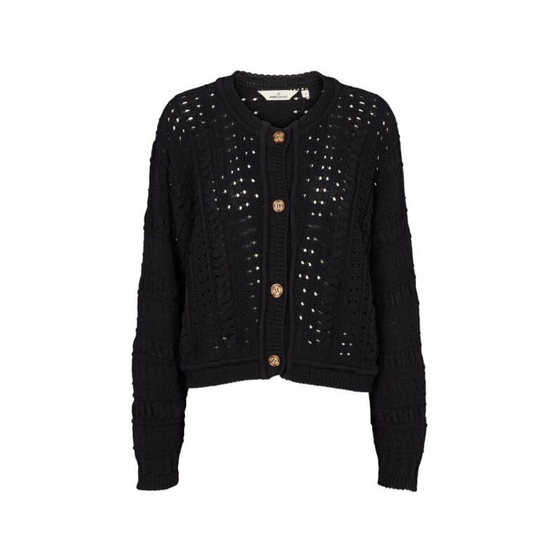 Winie cardigan Basic Apparel, black