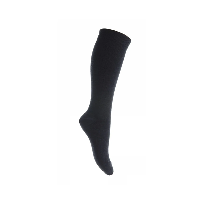 Wool/cotton knee socks MP Denmark, black