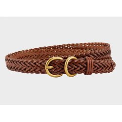 Manira belt Pliss� Copenhagen, cognac