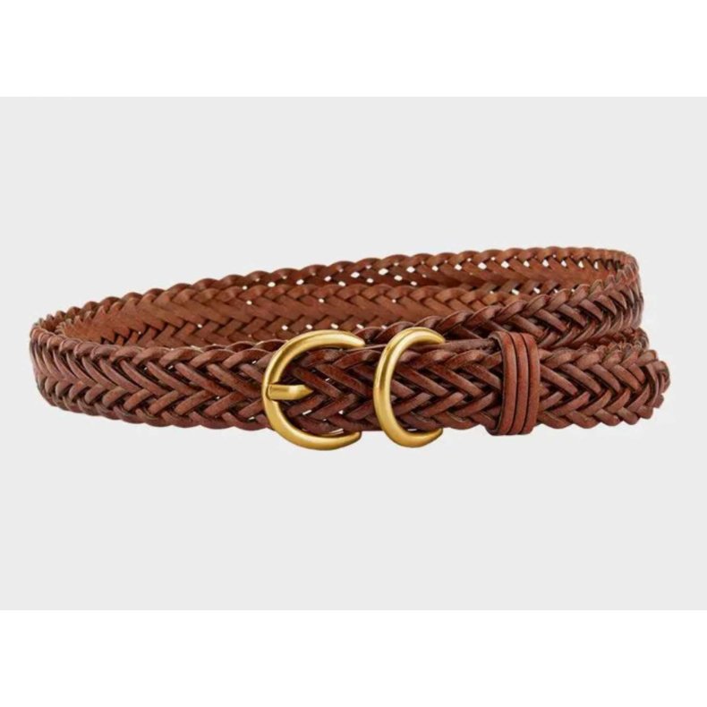 Manira belt Pliss� Copenhagen, cognac