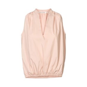 Ingeborg papery sleeveless blouse Rabens Saloner, powder