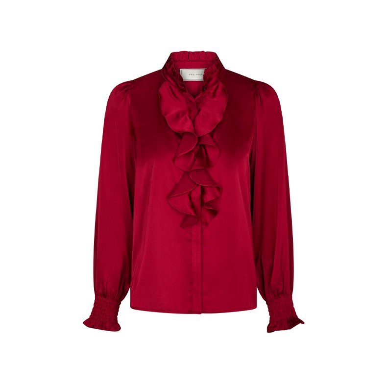 Zamola blouse Neo Noir, dark red