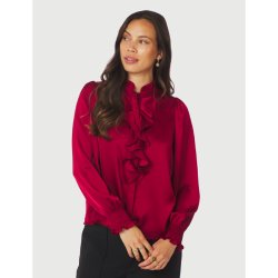 Zamola blouse Neo Noir, dark red