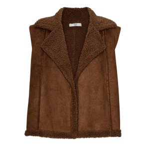 Maggie vest Amaze Cph, dark brown