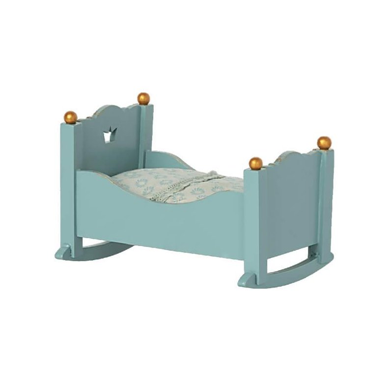 Baby mus vugge Maileg, bl
