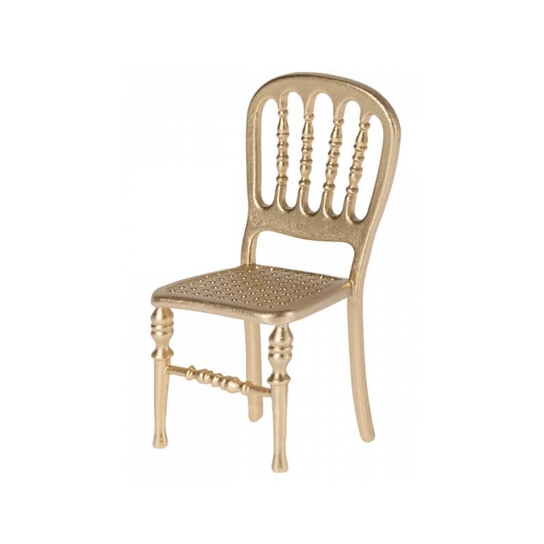 Mus stol Maileg, guld