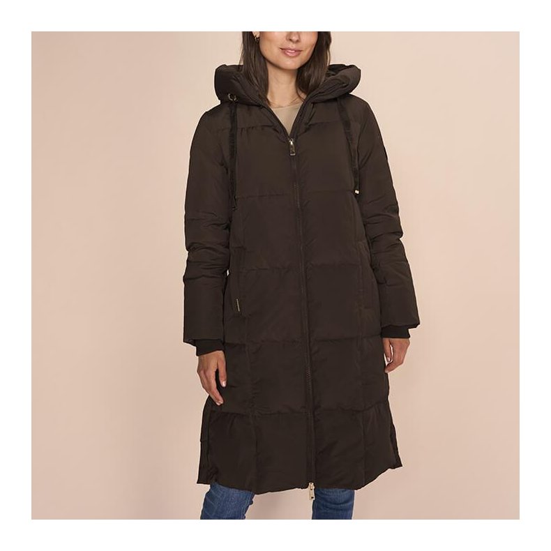 Nova square down coat Mos Mosh, slate black
