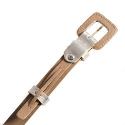 Narrow belt Depeche, gold metallic