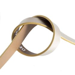 Narrow belt Depeche, gold metallic