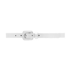 Narrow belt Depeche, white
