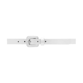 Narrow belt Depeche, white