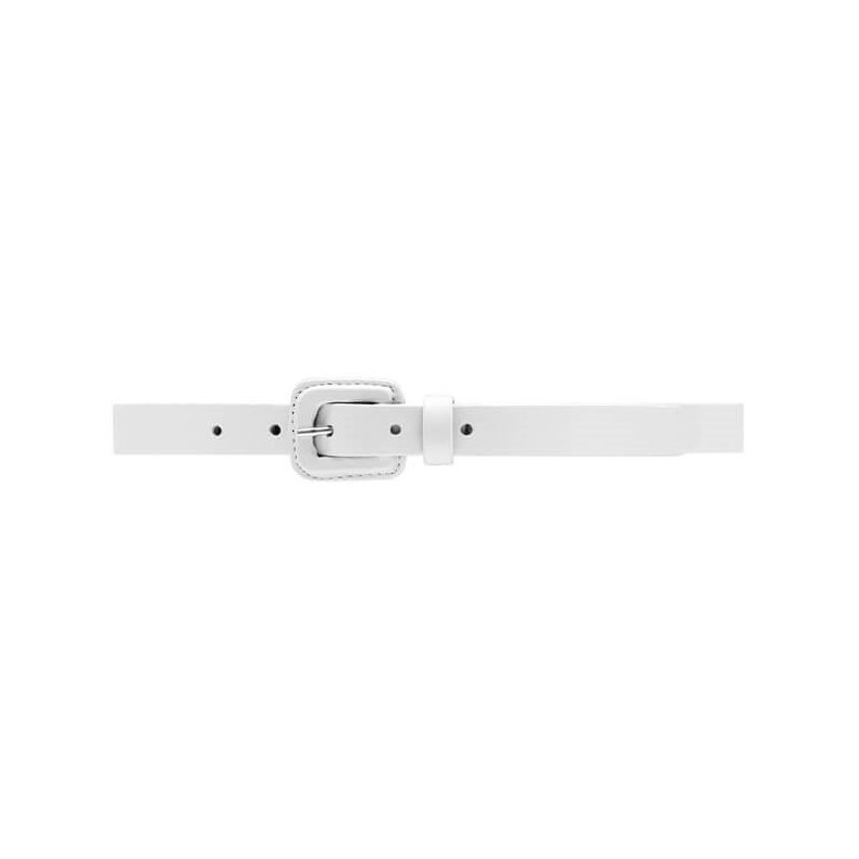 Narrow belt Depeche, white