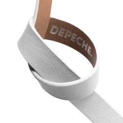 Narrow belt Depeche, white