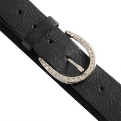 Jeans belt Depeche, black (nero)