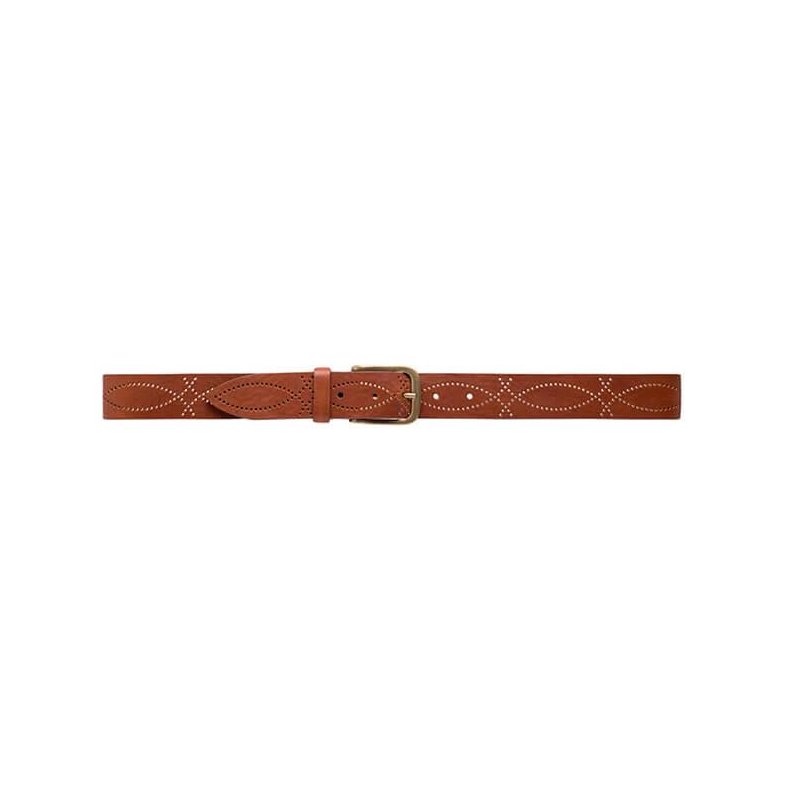 Jeans belt Depeche, cognac