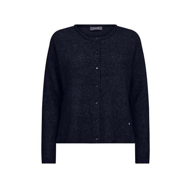 Almine knit cardigan Mos Mosh, salute navy