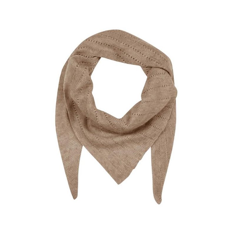 Doha cashmere scarf large Frau, shitake