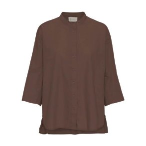 Seoul short shirt Frau, coffee quartz