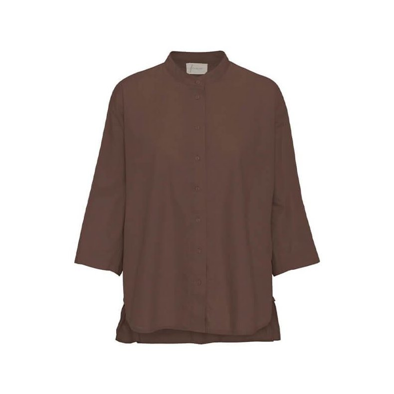 Seoul short shirt Frau, coffee quartz