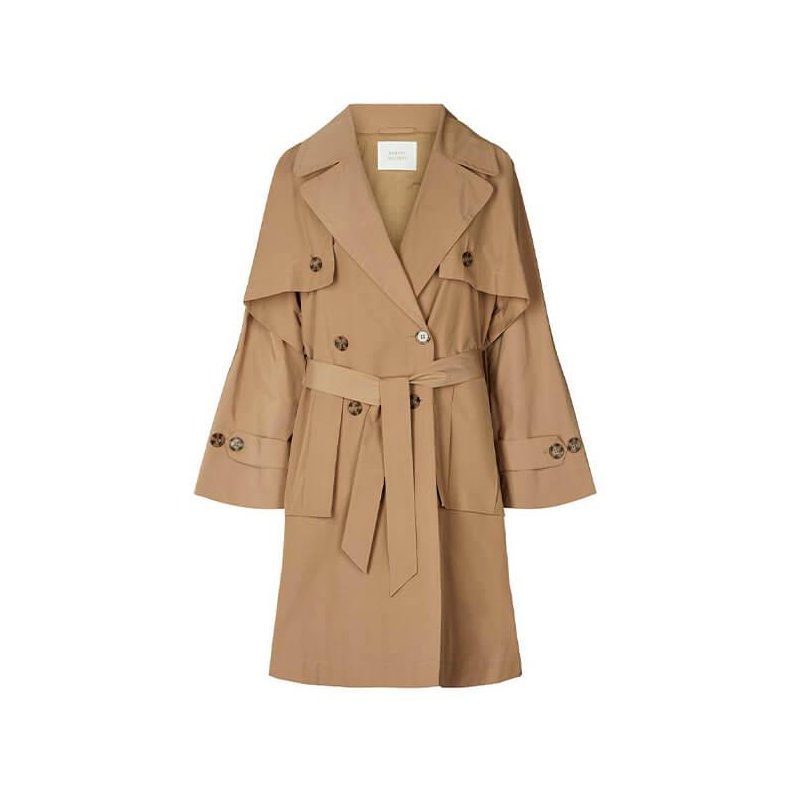 Abbygale weightless trench coat Rabens Saloner, tobacco