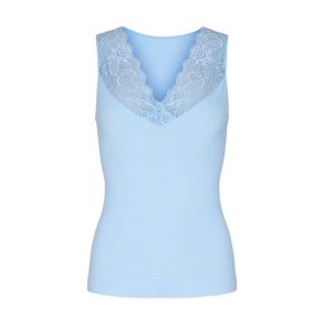 Belen v-lace top Tim & Simonsen, light blue