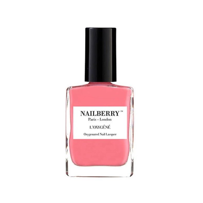 Bubble Gum nailpolish fra Nailberry LOxygn, pink coral