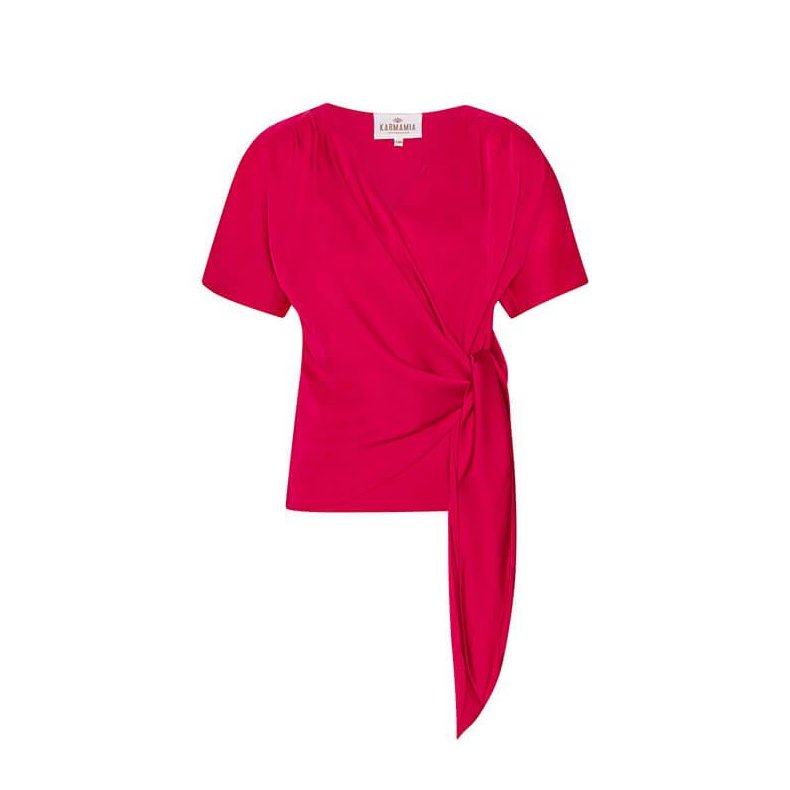 Dagmar blouse Karmamia, deep pink