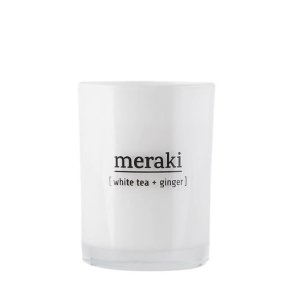 Meraki scented candles, white tea & ginger 