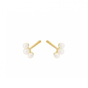 Ocean pearl earsticks Pernille Corydon, gold