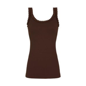 Frida rib top Tim & Simonsen, cioccolato