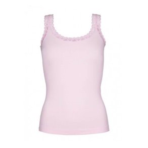 Frida rib top Tim & Simonsen, rosa 