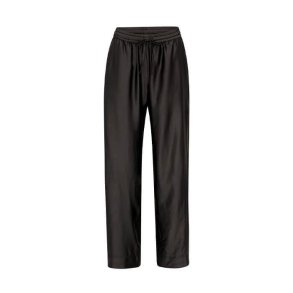 Garcia pants Karmamia, black rich satin