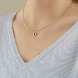 Hellir blue ice necklace Pernille Corydon