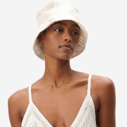 Hilda bucket hat Lala Berlin, egret swirl