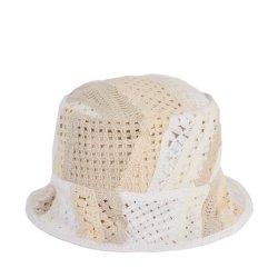 Hilda bucket hat Lala Berlin, egret swirl