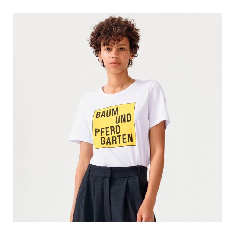 Jawa T-shirt Baum und Pferdgarten, lucent yellow baum