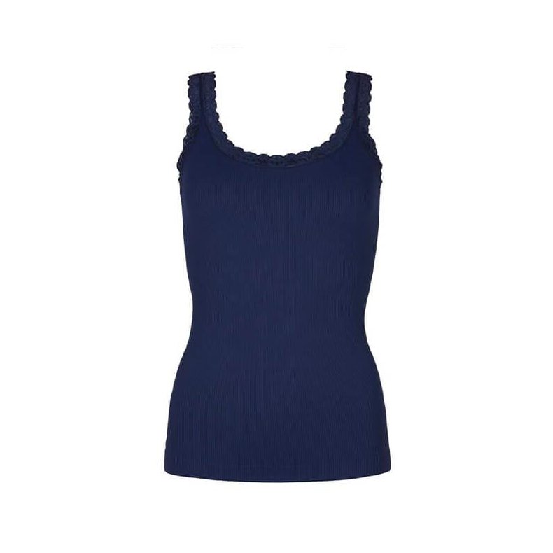 Tim &amp; Simonsen Frida rib top, blu