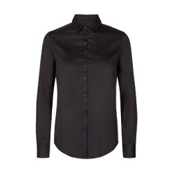 Martina sustainable shirt Mos Mosh, black