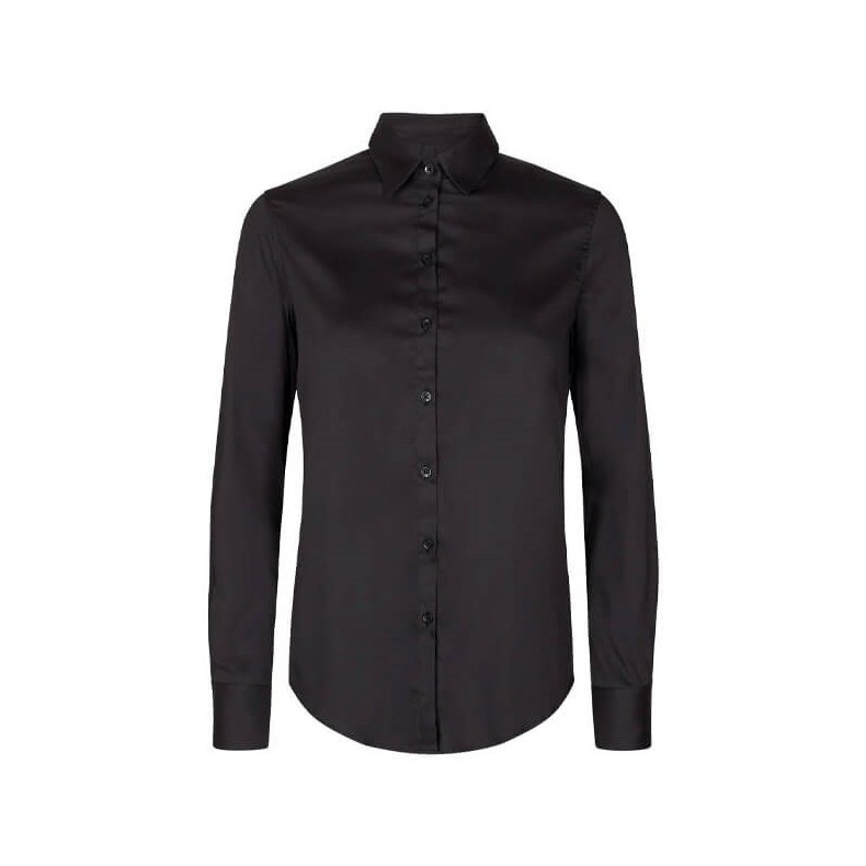 Martina sustainable shirt Mos Mosh, black