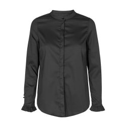 Mattie Sustainable shirt Mos Mosh, black