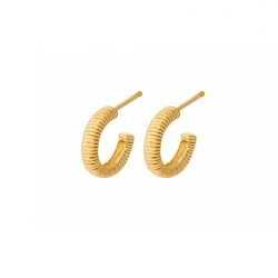 Mini sea breeze earrings Pernille Corydon, gold