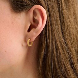 Mini sea breeze earrings Pernille Corydon, gold