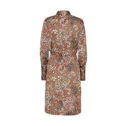 Nakita dress Karmamia, melange brown