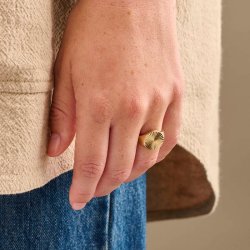 Ocean star signet ring Pernille Corydon, gold