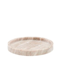Meraki tray, beige h:3 cm, dia:25 cm