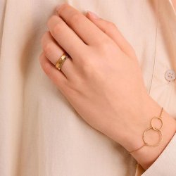 Sea reflection ring Pernille Corydon, gold