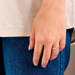 Sea reflection ring Pernille Corydon, silver